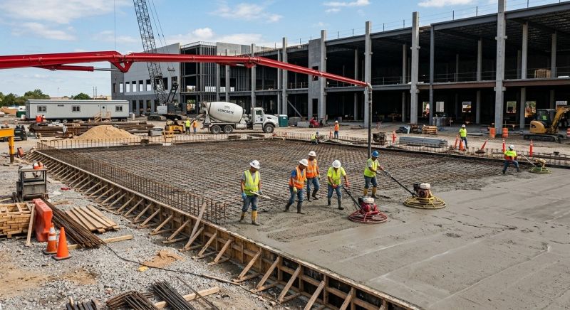 Commercial Slab Construction in Clermont, FL