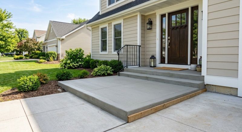 Concrete Ramp Installation in Fort Collins, CO
