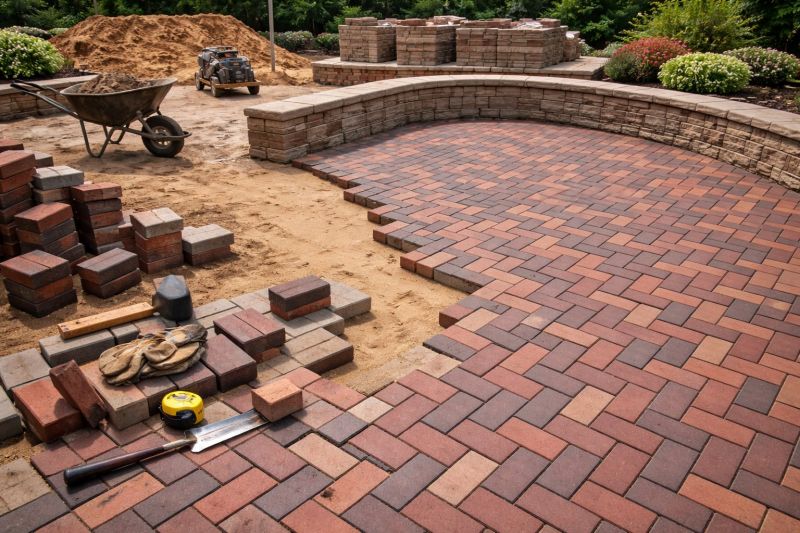 Patio Brick Installation in Worcester, MA
