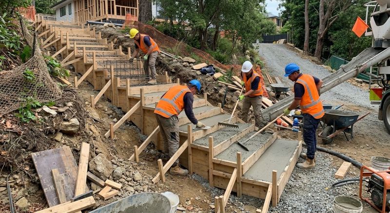 Steps Pouring in Denver, CO